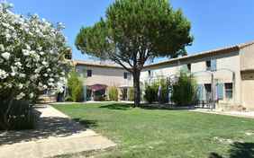 Am Innenhof der Anlage 